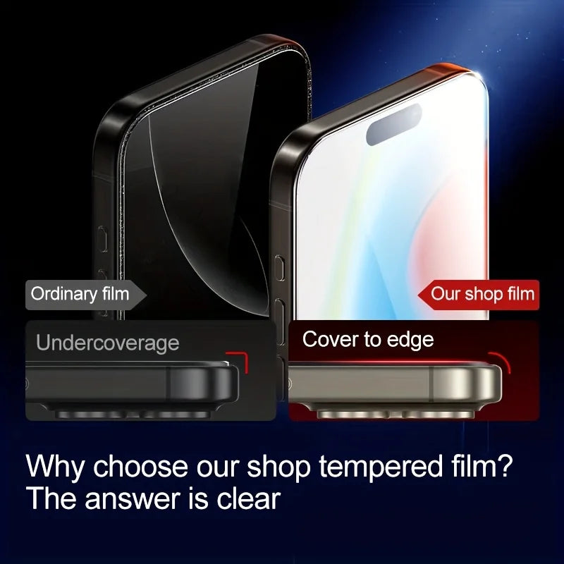 EasyFit Tempered Glass Screen Protector for iPhone – Easy Installation Kit